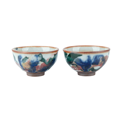 Taiwanese Miaoli Clay Master Tea Cups - Dancing Wind