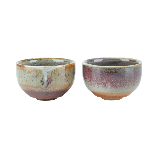Taiwanese Miaoli Clay Tea Cups - The Flowers Below