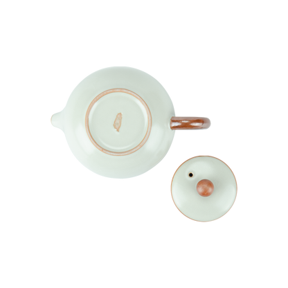 Ru Kiln Xishi Shaped Teapot
