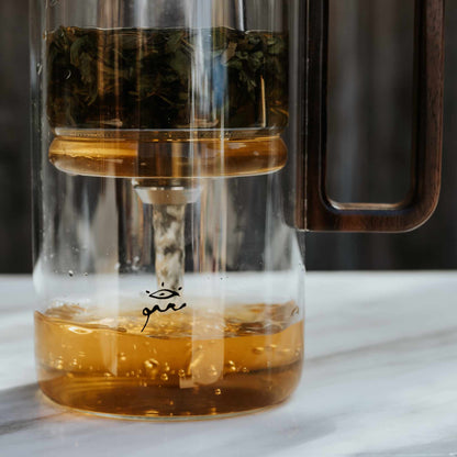 Glass Tea Infuser with Magnetic Lid